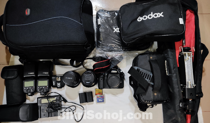 Canon EOS 7d, Lance and accessories